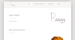 Desktop Screenshot of barantekstil.com